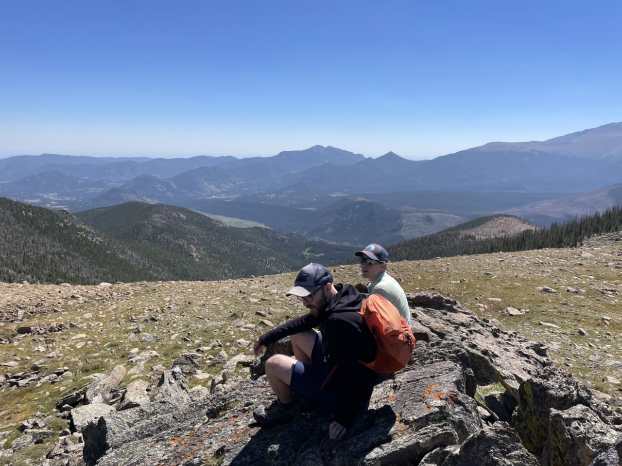 Our primo lunch spot along the Ute Trail