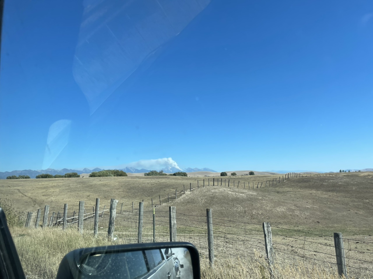 The Redhorn fire grew quite a bit between when we drove up and when we were headed home