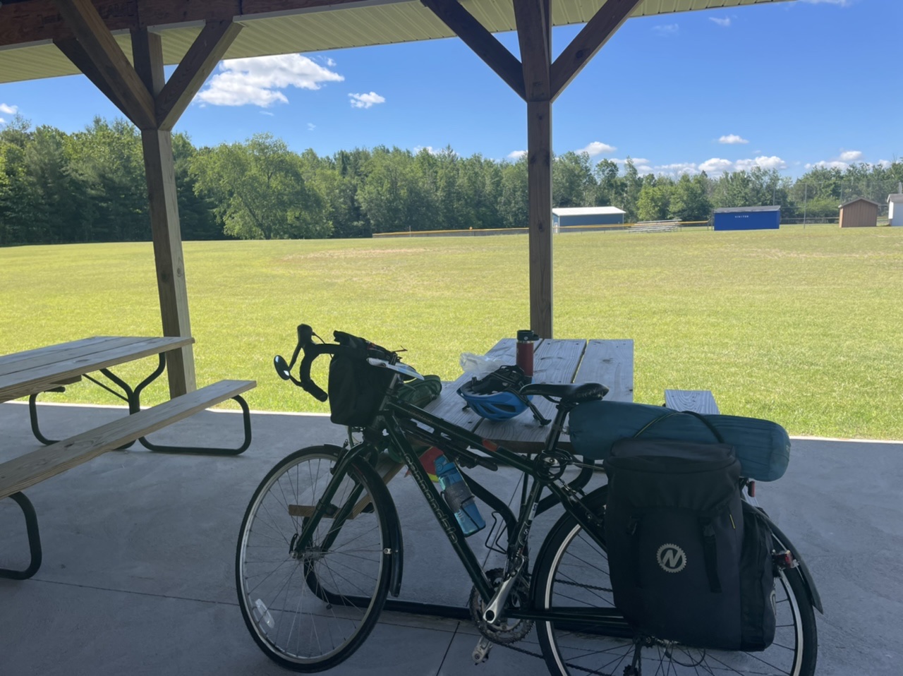 First snack stop in Cooks