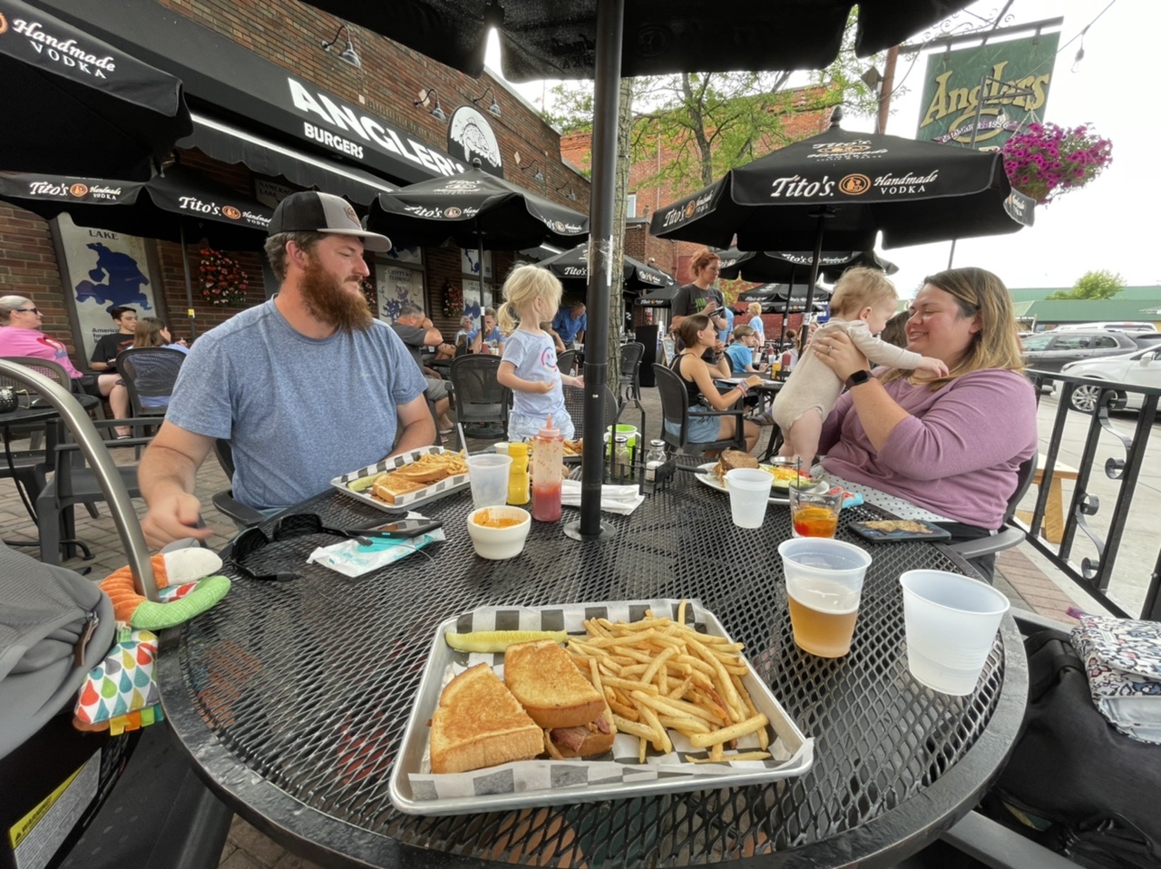 Out to dinner at Angler’s, a Hayward institution