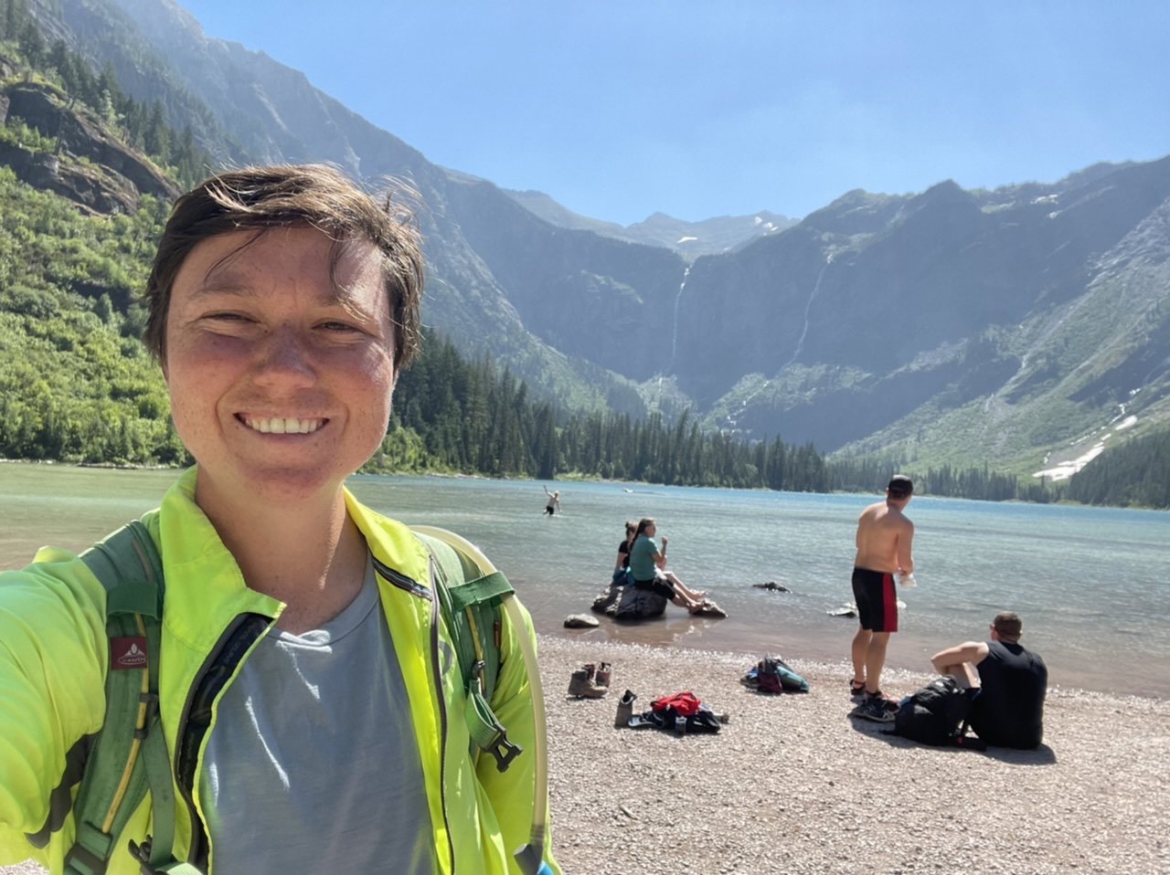 Up at Avalanche Lake