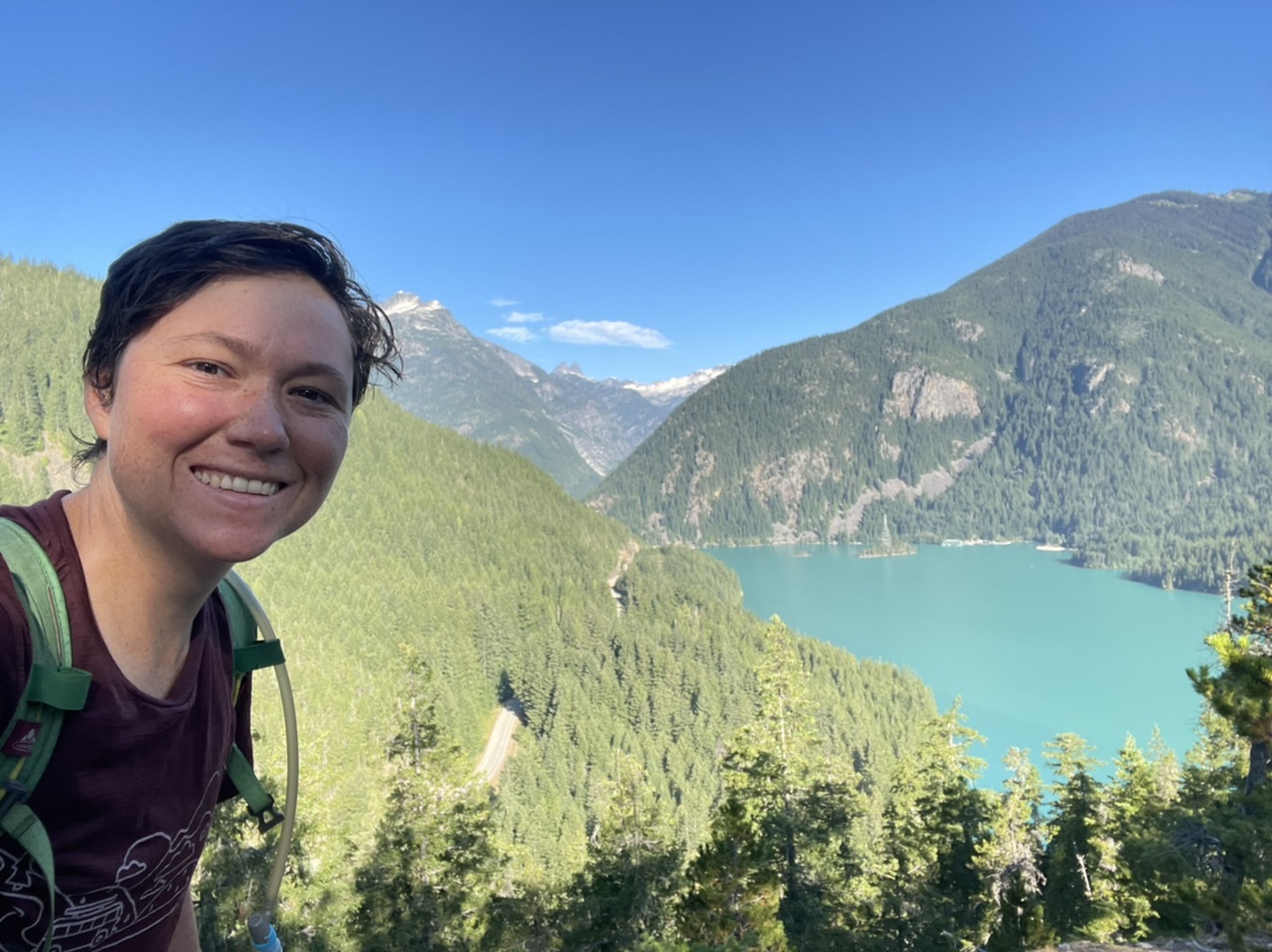 Killer views over Diablo Lake and the North Cascades at Thunder Knob