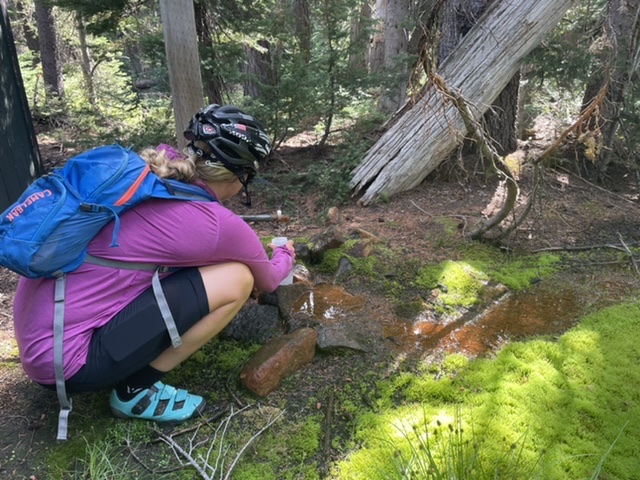 Our leaky pipe with nice cold water