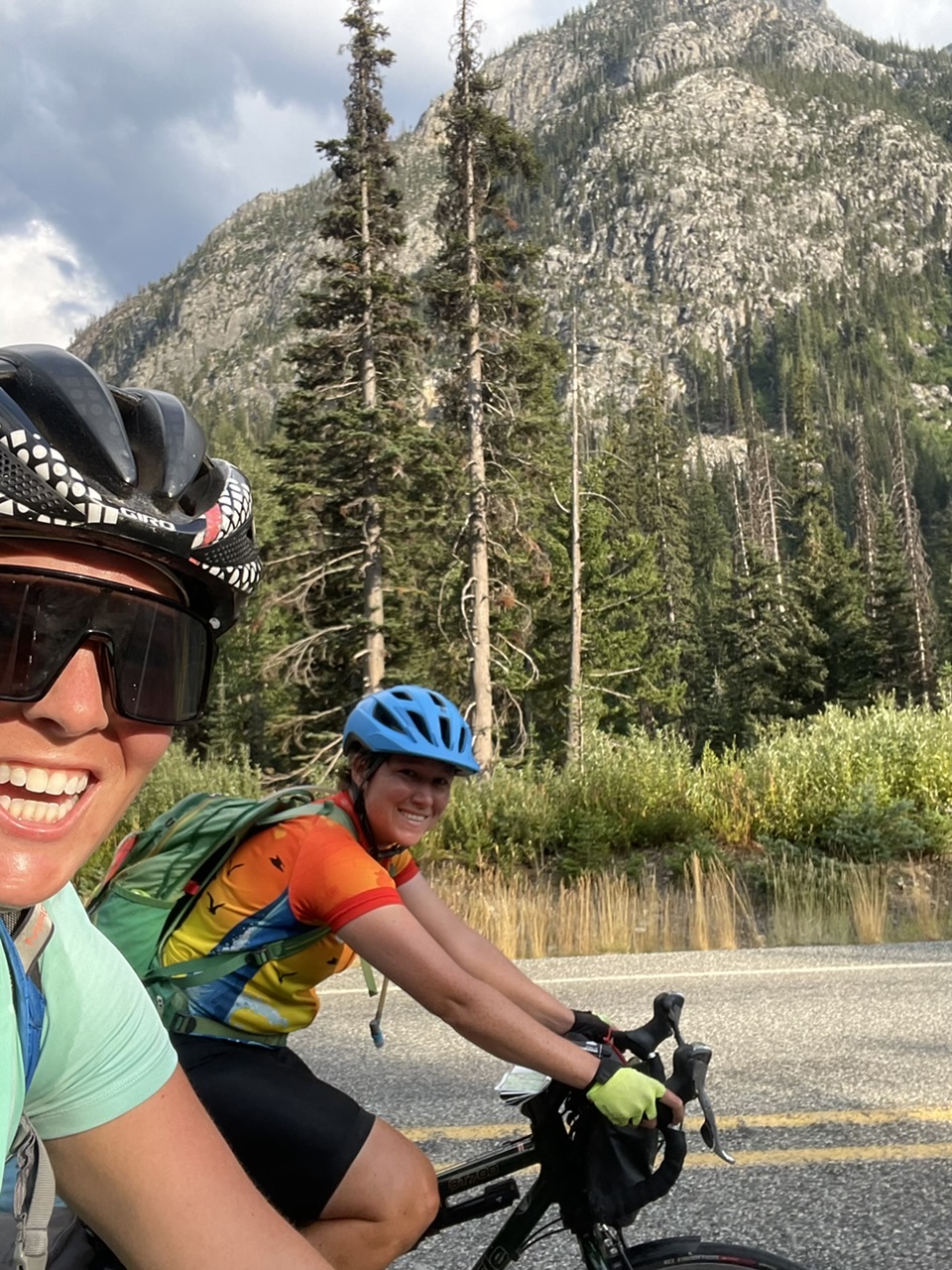 Climbing up Washington Pass