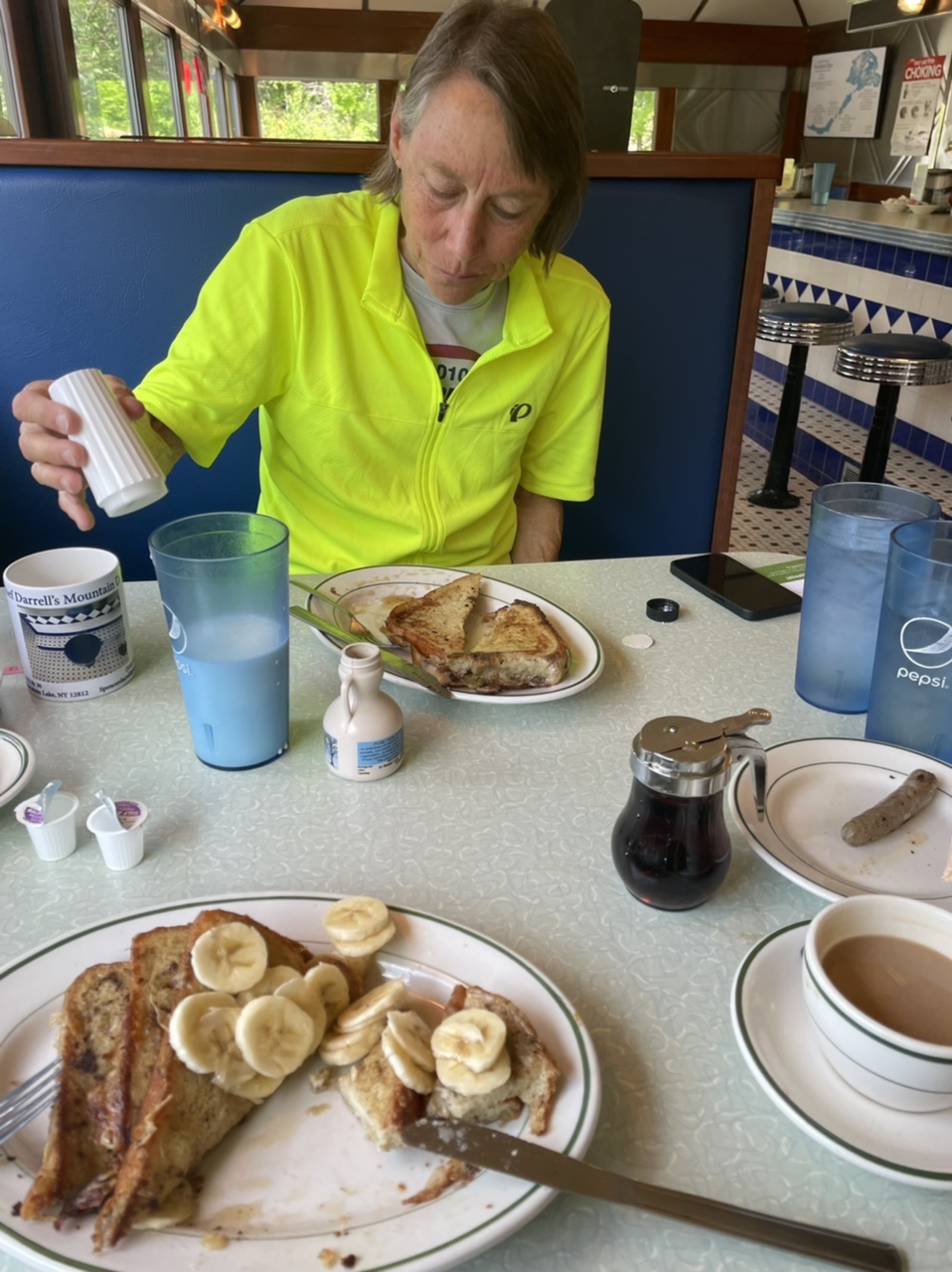 French toast for brunch at Chef Darrell’s Mountain Diner (highly recommend)