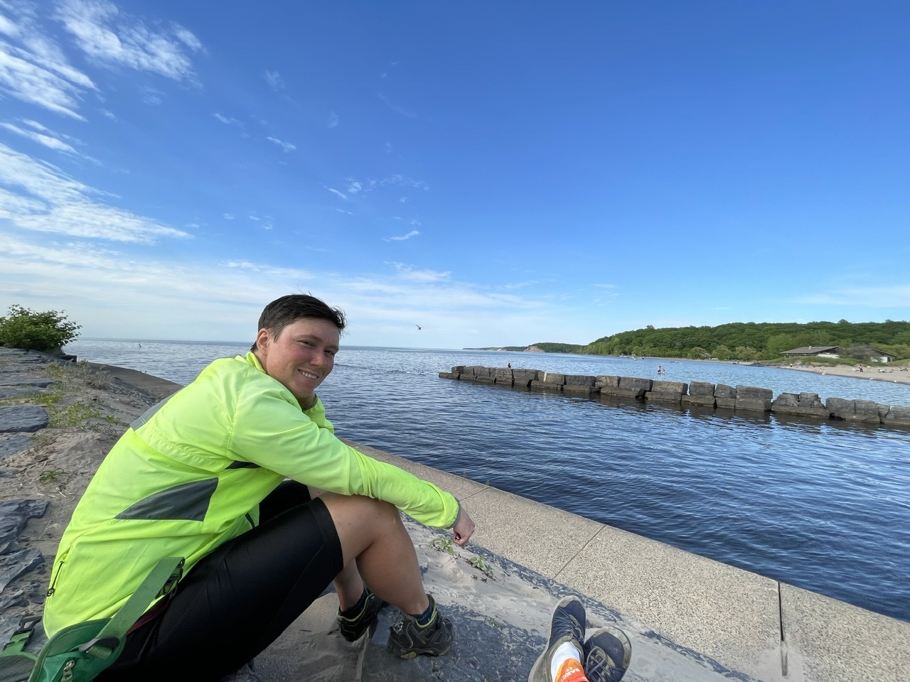 Hanging out by the Faur Haven beach