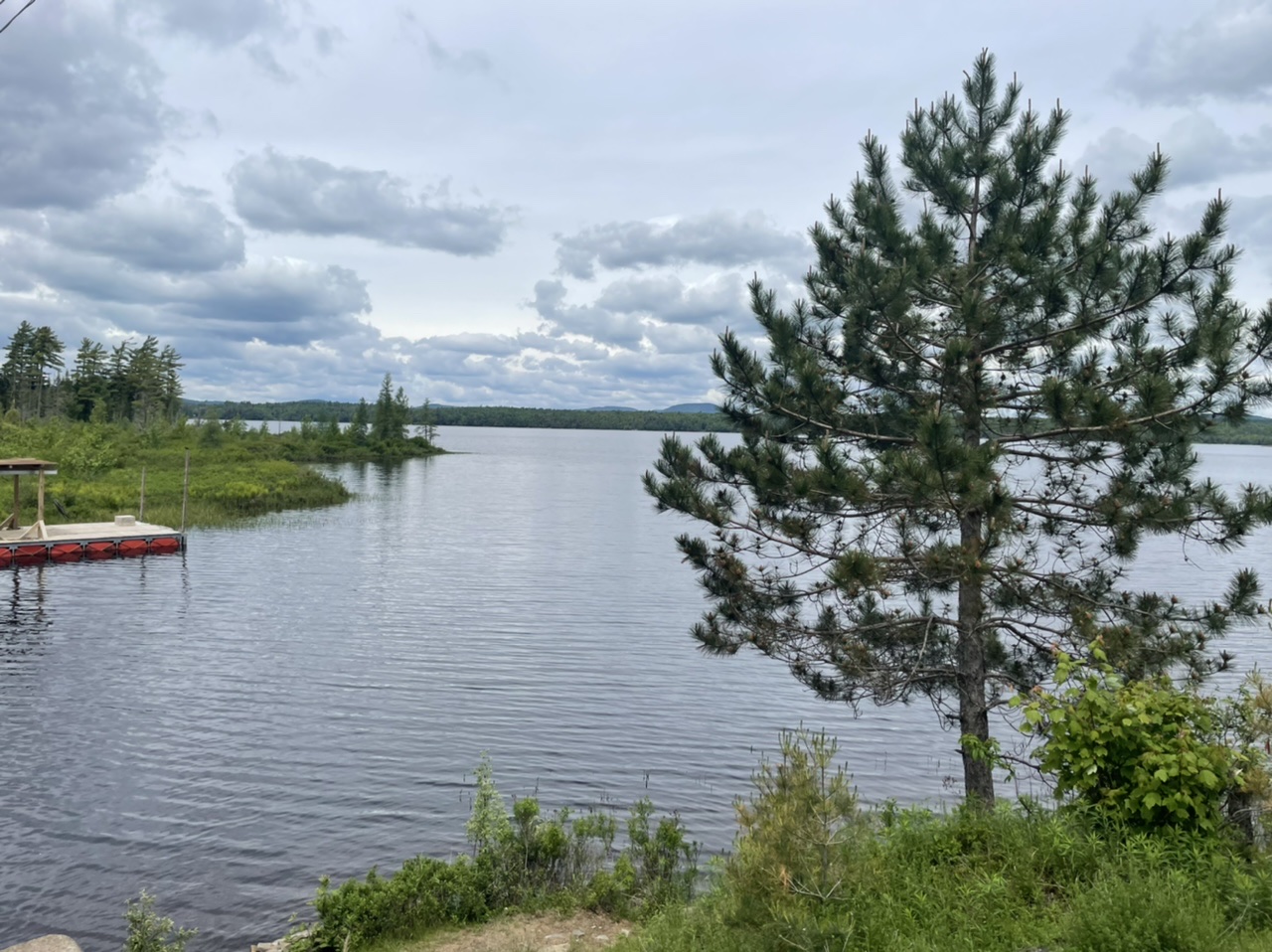 A classic lake view along the ride