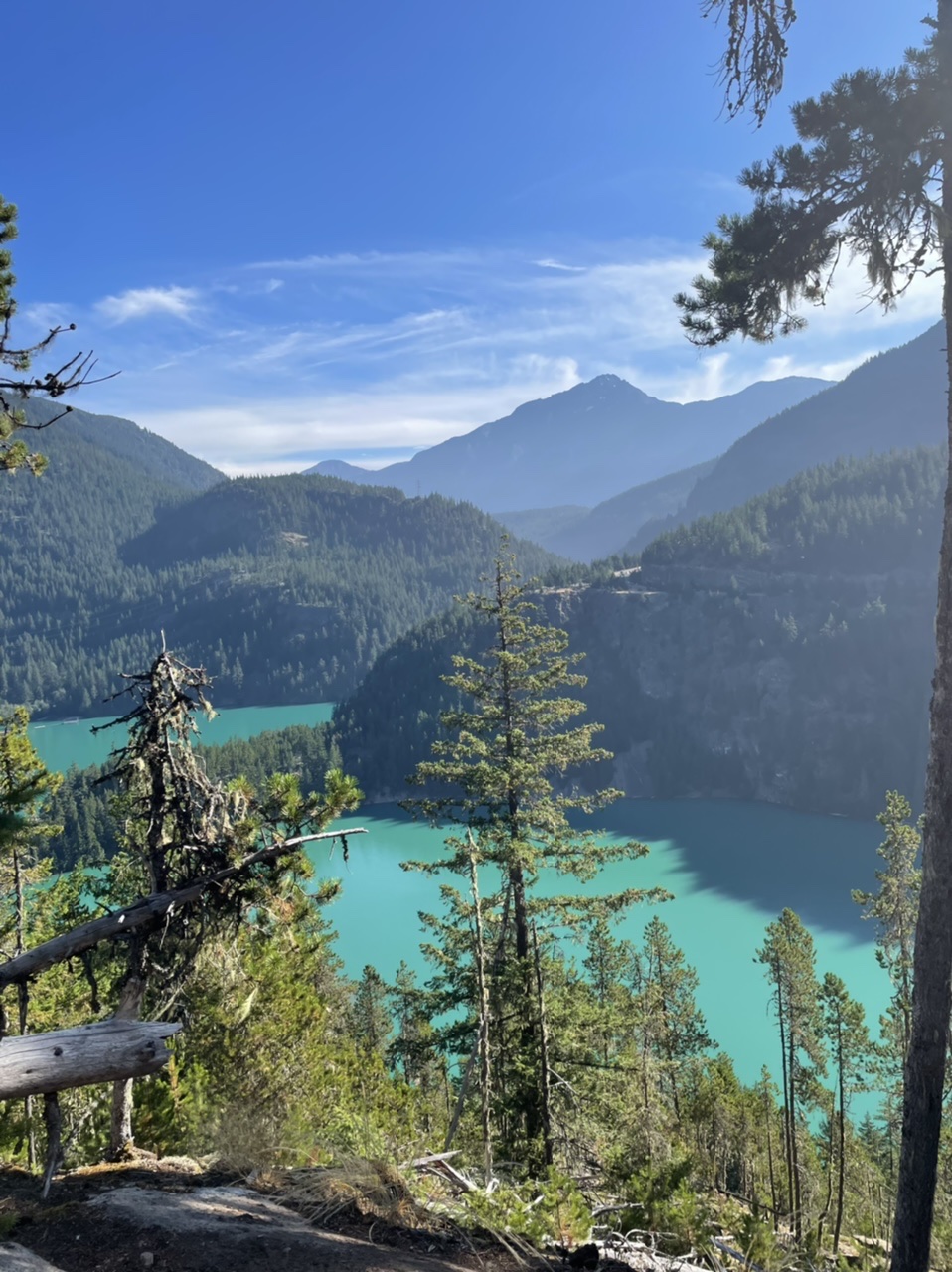 Diablo Lake showing off its color