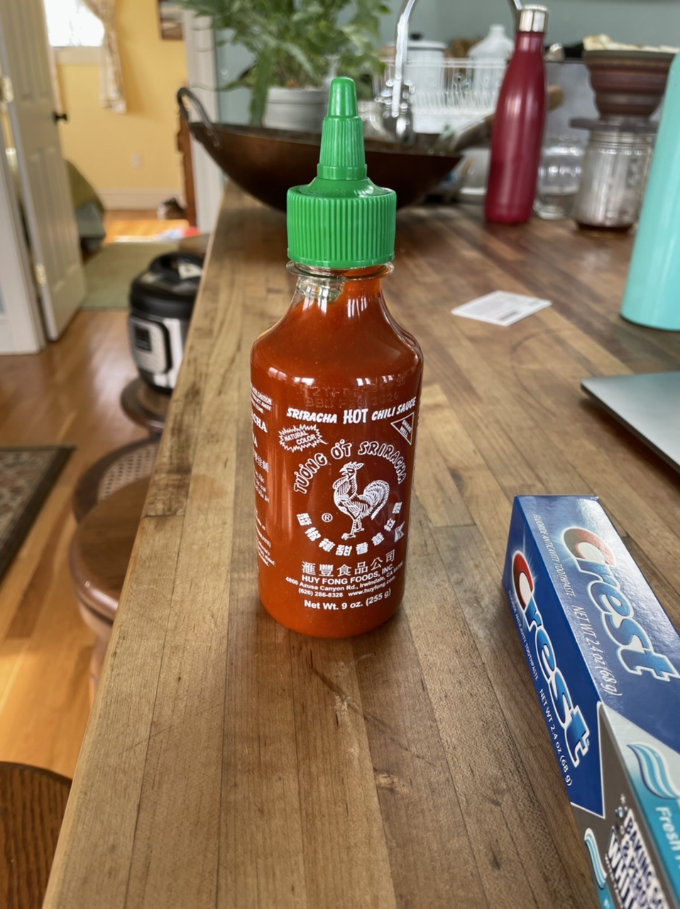 When I biked the west coast, sriracha was a key staple of my diet. It’s hard to find the mini size, so I’ve made sure to acquire one in advance