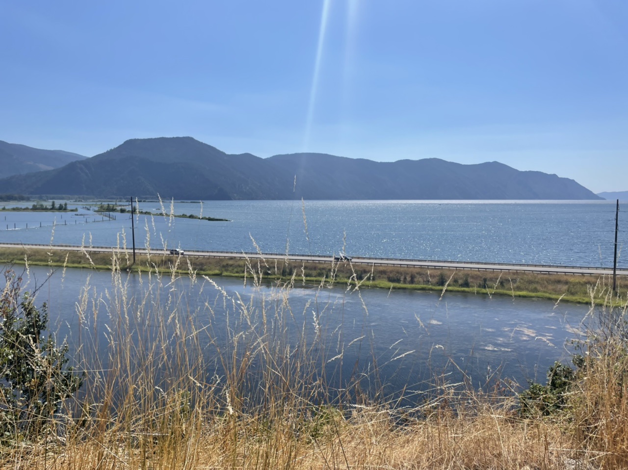 A glimpse of Lake Pend Oreille