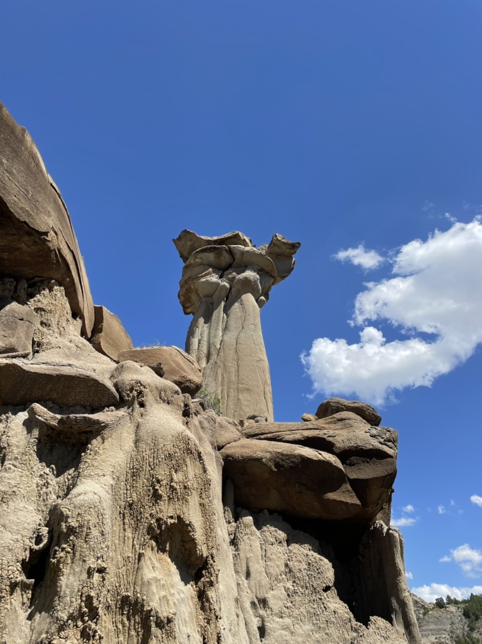 Some cool rock formations in the canyon