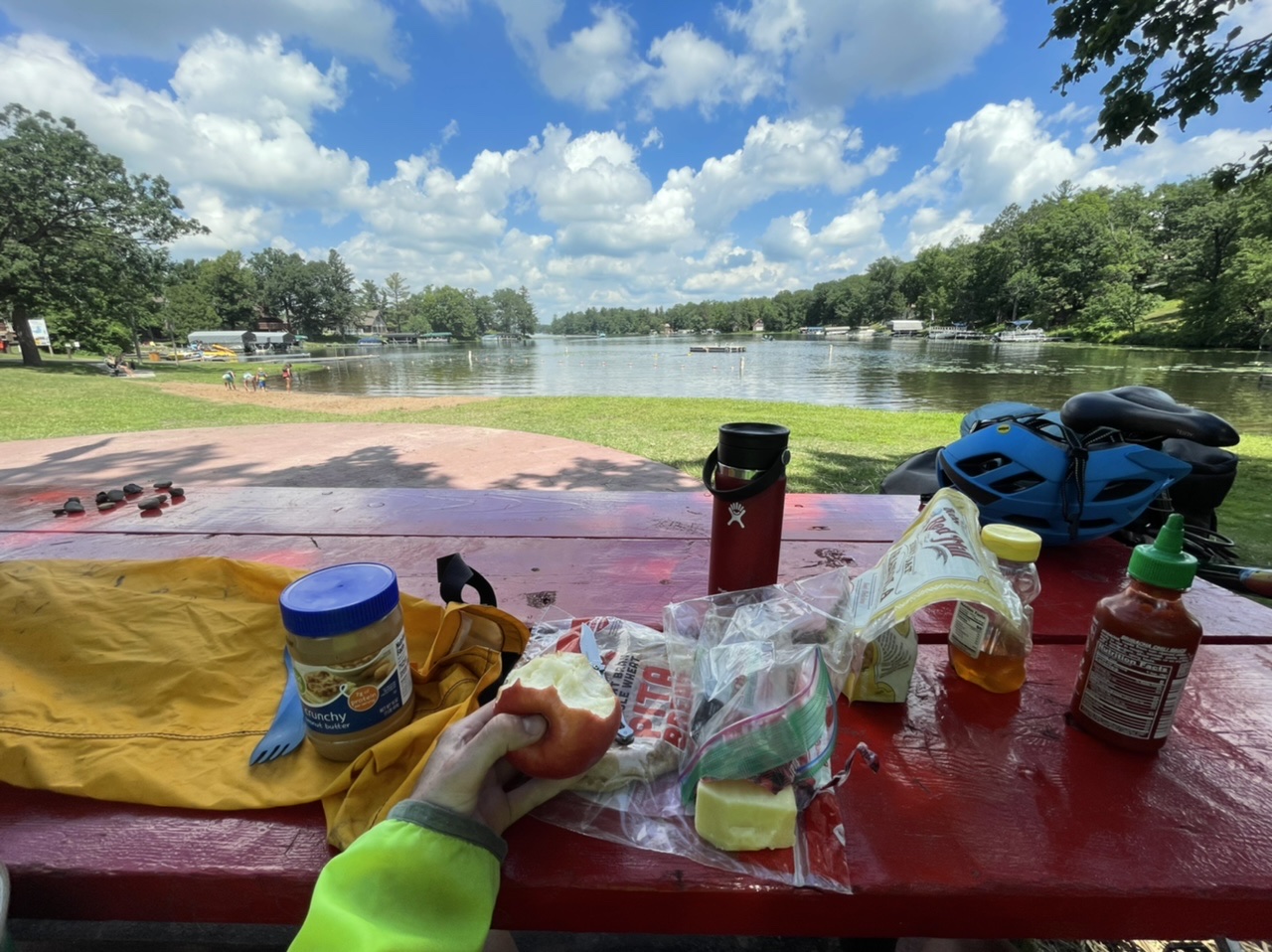 A nice picnic spot in Balsam Lake